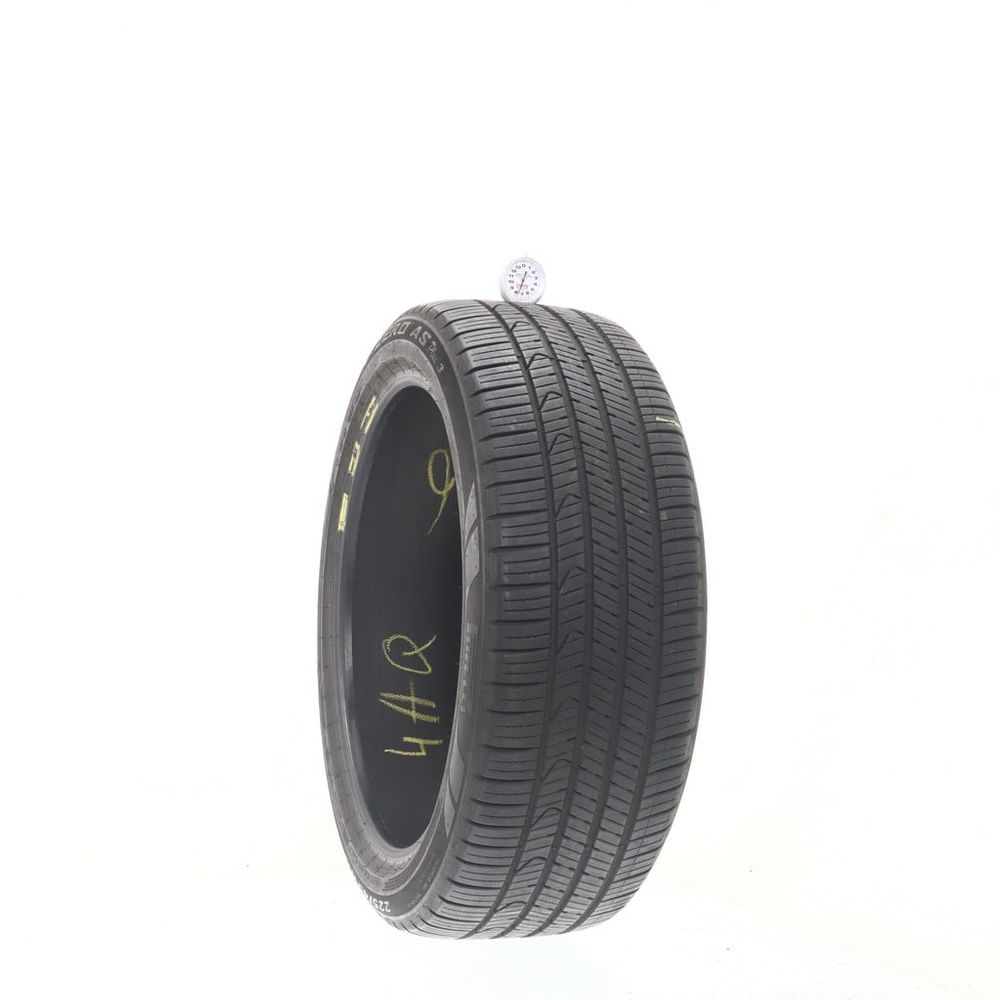 Set of (2) Used 225/45R19 Pirelli P Zero AS Plus 3 96Y - 7.5-8/32 - Image 1