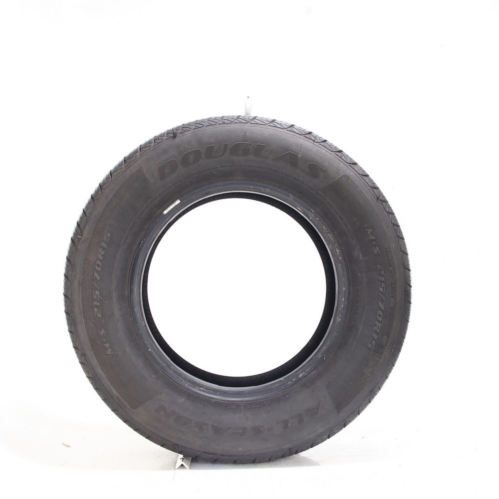 Set of (2) Used P 215/70R15 Douglas All Season 98T - 7.5/32 - Image 3