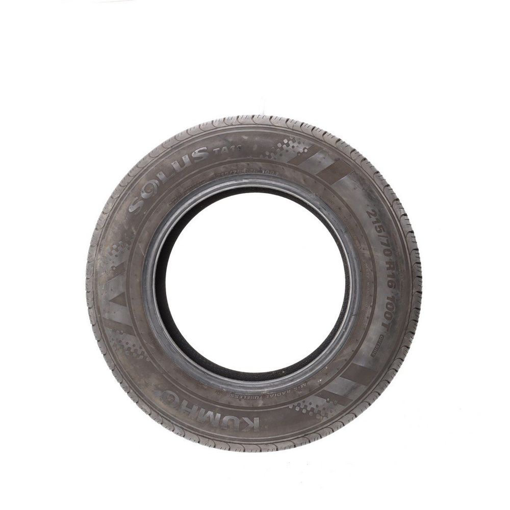 Set of (4) Used 215/70R16 Kumho Solus TA11 100T - 8-9/32 - Image 6