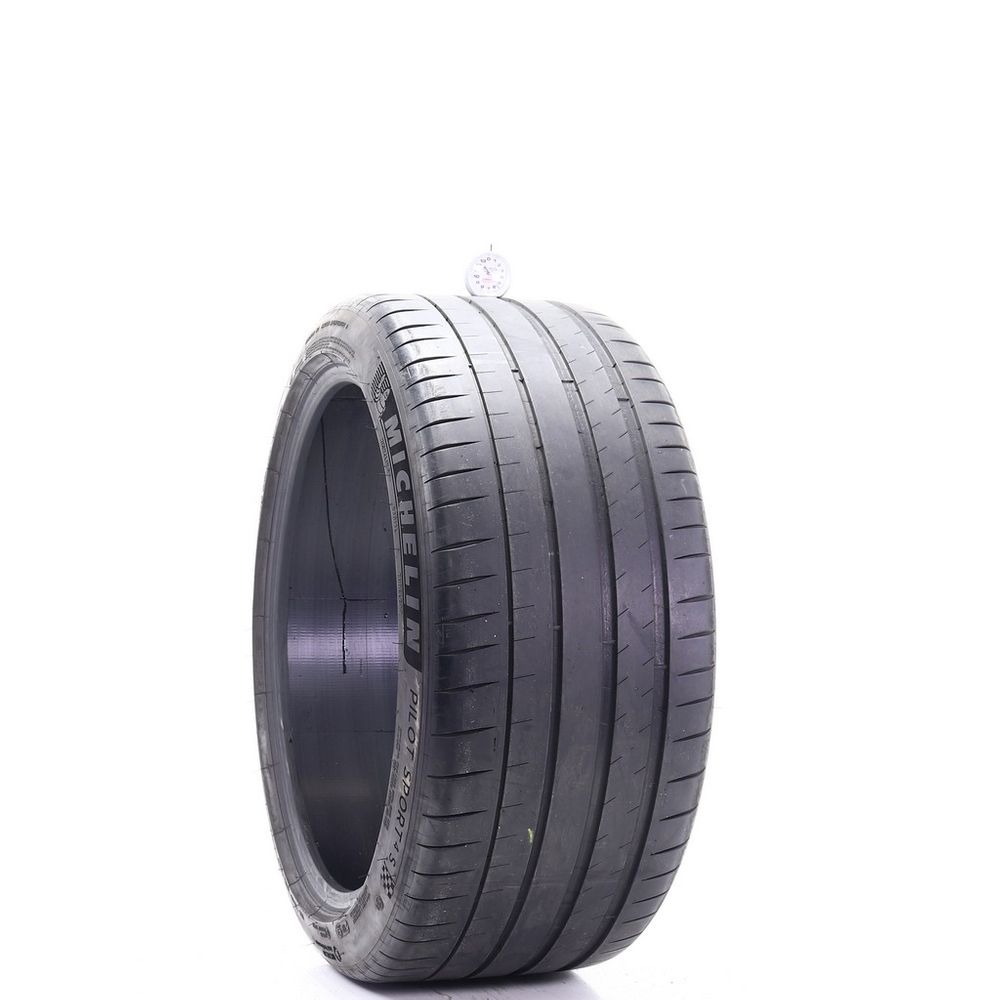 Set of (2) Used 295/35ZR21 Michelin Pilot Sport 4 S MO1 107Y - 5.5/32 - Image 1