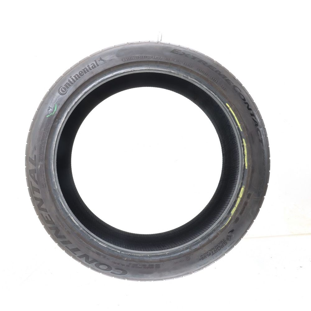 Used 315/35ZR22 Continental ExtremeContact DWS06 Plus 111Y - 7.5/32 - Image 3