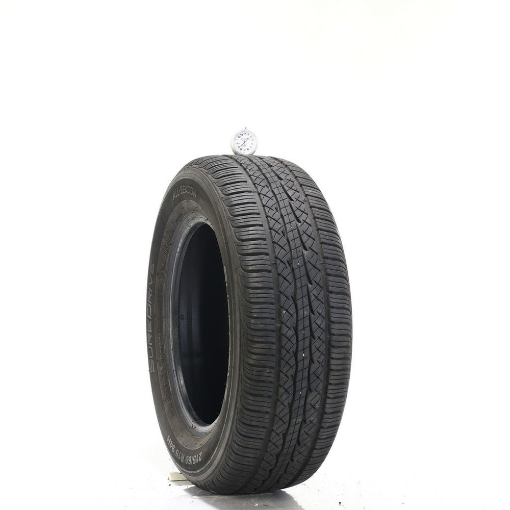 Set of (2) Used 215/60R15 SureDrive All-season 94H - 8.5-9/32 - Image 1