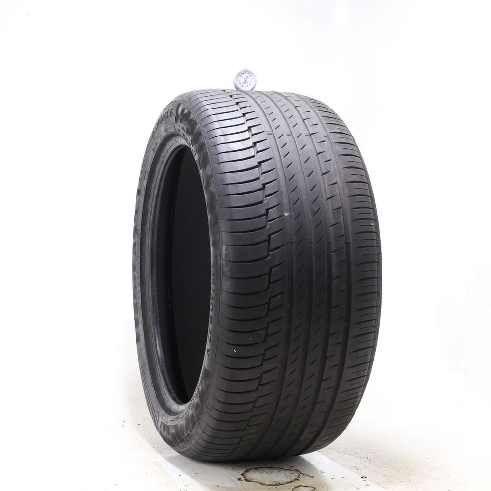 Set of (2) Used 325/40R22 Continental PremiumContact 6 MO-S ContiSilent 114Y - 8-9/32 - Image 1