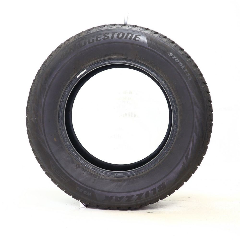 Set of (2) Used 235/65R16 Bridgestone Blizzak WS80 103T - 7.5-9/32 - Image 3