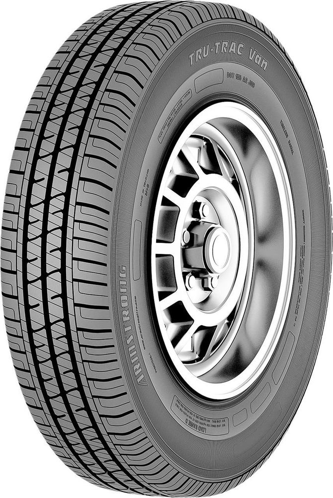 Set of (2) New LT 225/70R15 Armstrong Tru-Trac Van 112/110T - Image 1