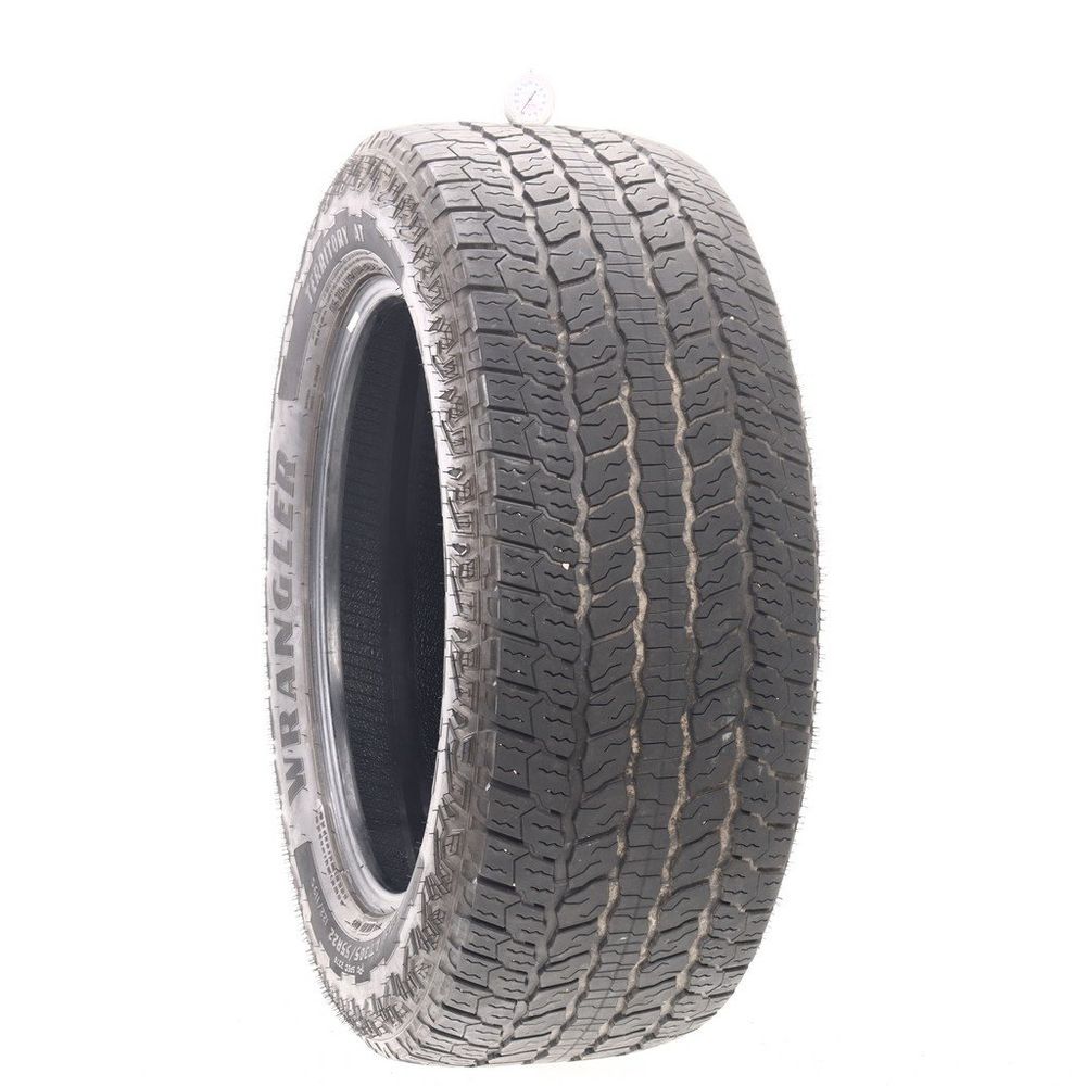 Set of (4) Used LT 305/55R22 Goodyear Wrangler Territory AT 122/119S E - 8-8.5/32 - Image 1
