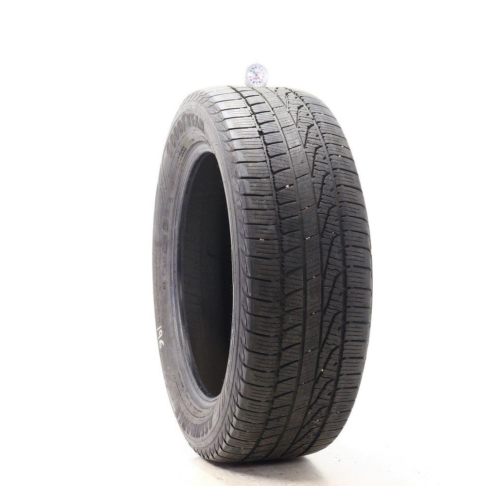 Set of (4) Used 245/55R19 Goodyear Assurance WeatherReady 103H - 5.5-7/32 - Image 1
