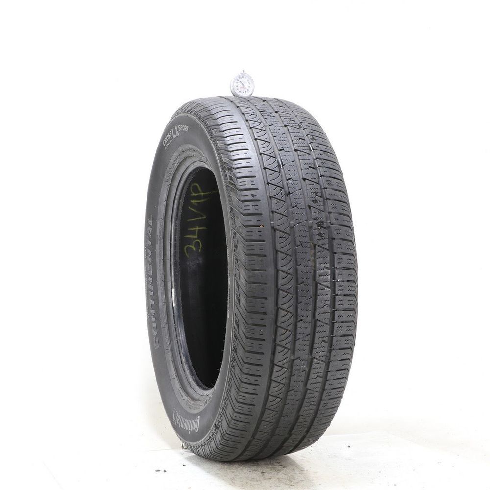 Set of (2) Used 245/60R18 Continental CrossContact LX Sport 105T - 5/32 - Image 1