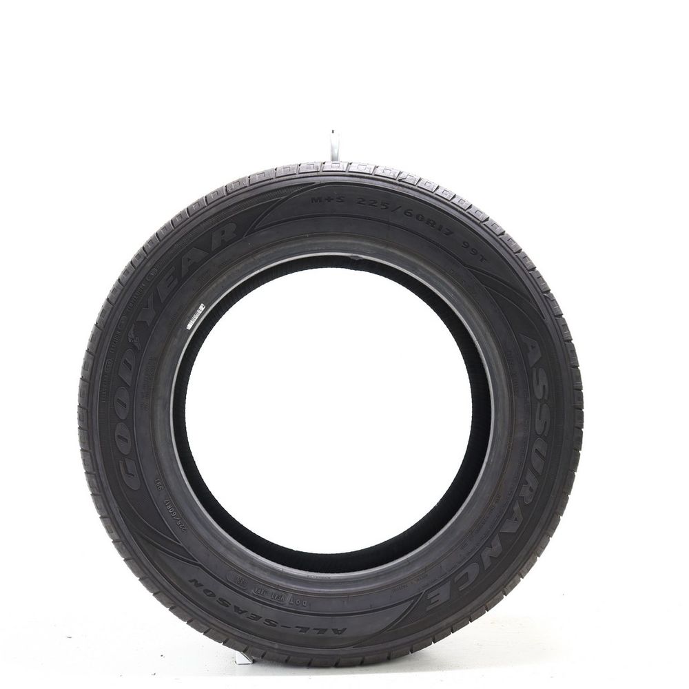 Set of (4) Used 225/60R17 Goodyear Assurance All-Season 99T - 5.5-7/32 - Image 3
