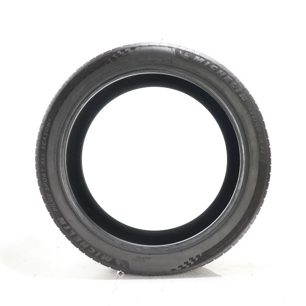 Set of (2) Used 295/40ZR22 Michelin Pilot Sport All Season 4 112Y - 8.5-9/32 - Image 3