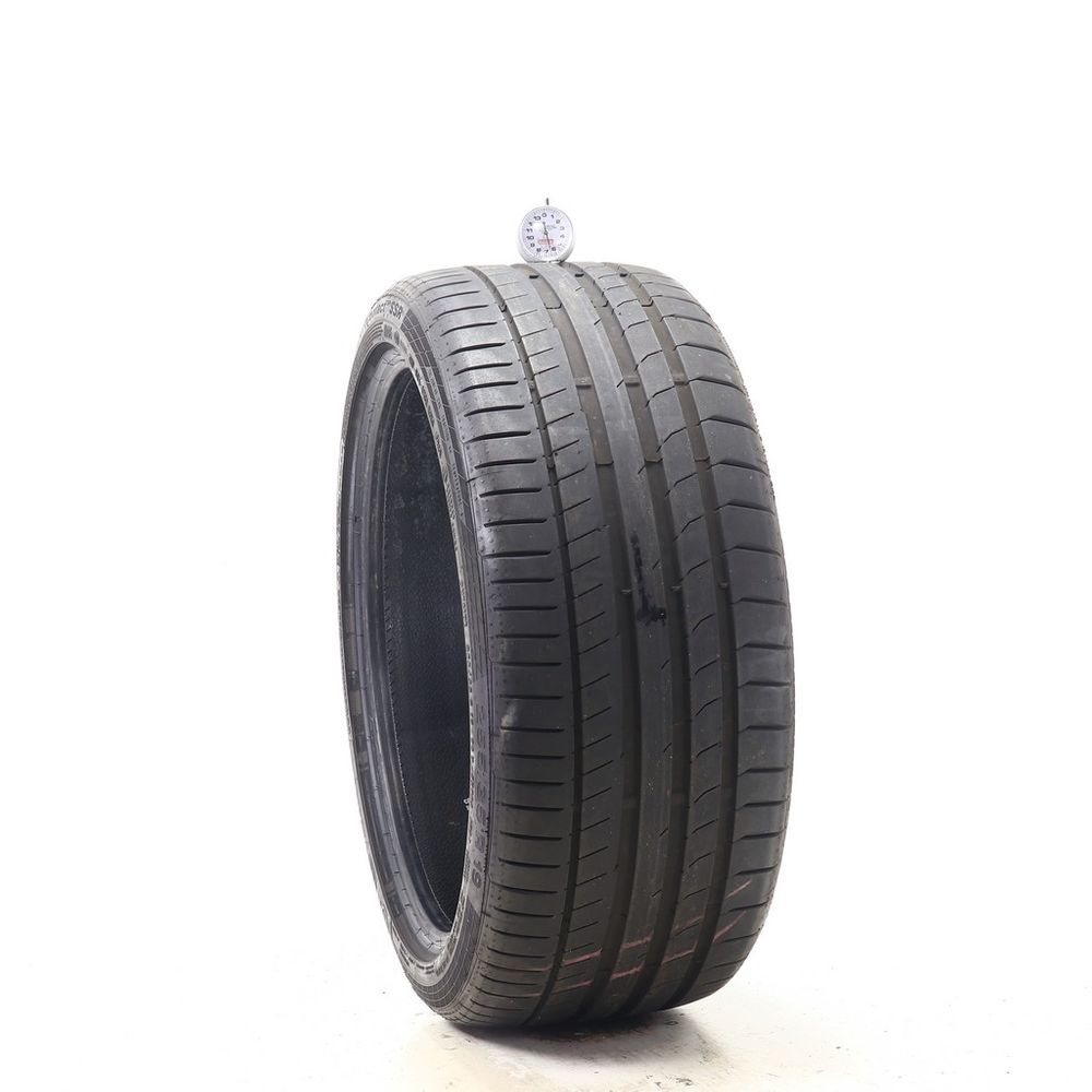 Set of (2) Used 255/35R19 Continental ContiSportContact 5P SSR MOE 96Y - 6.5/32 - Image 1