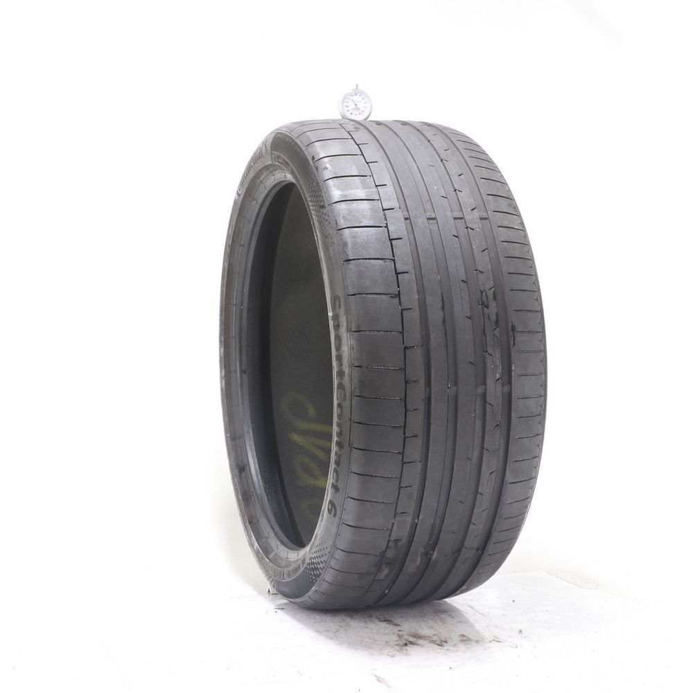 Used 285/35R22 Continental SportContact 6 TO ContiSilent 106Y - 5/32 - Image 1