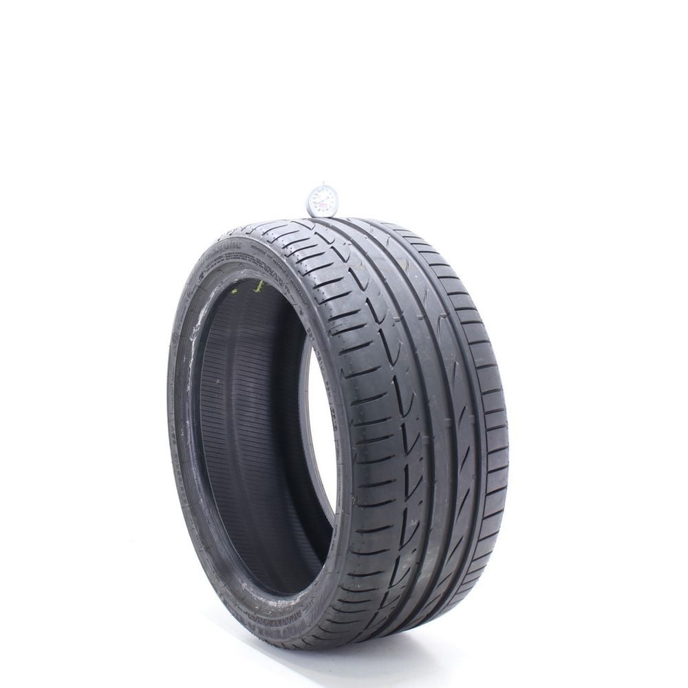 Set of (2) Used 245/35R18 Bridgestone Potenza S001 RFT 92Y - 9-9.5/32 - Image 4