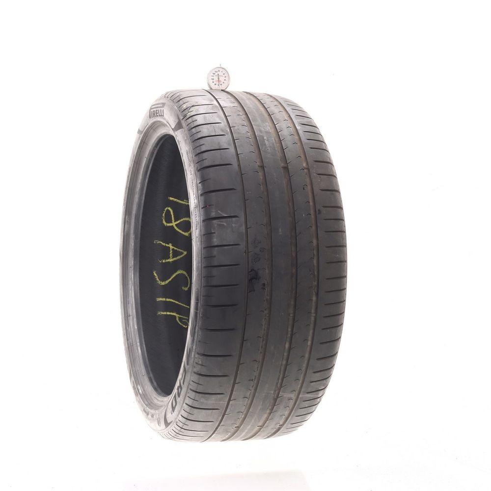 Set of (2) Used 295/35ZR22 Pirelli P Zero PZ4 J 108Y - 6-6.5/32 - Image 4
