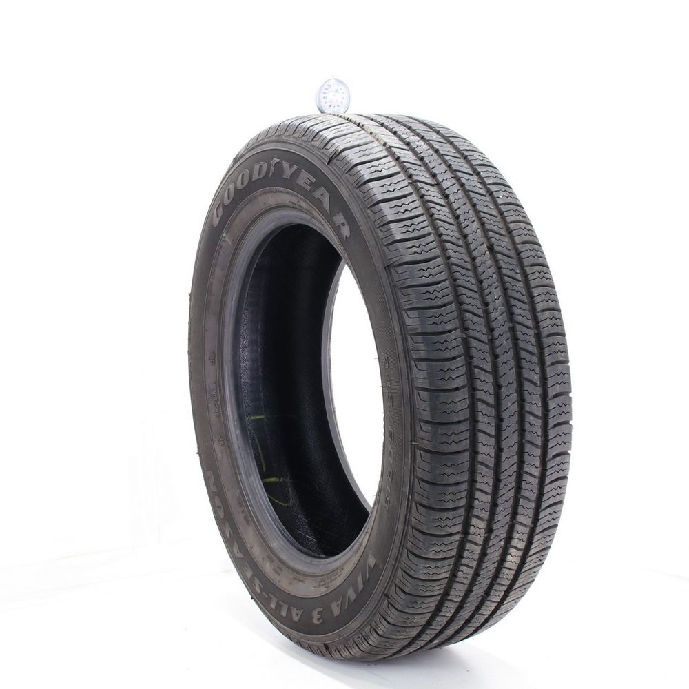 Set of (2) Used 245/60R18 Goodyear Viva 3 All Season 105H - 8/32 - Image 1