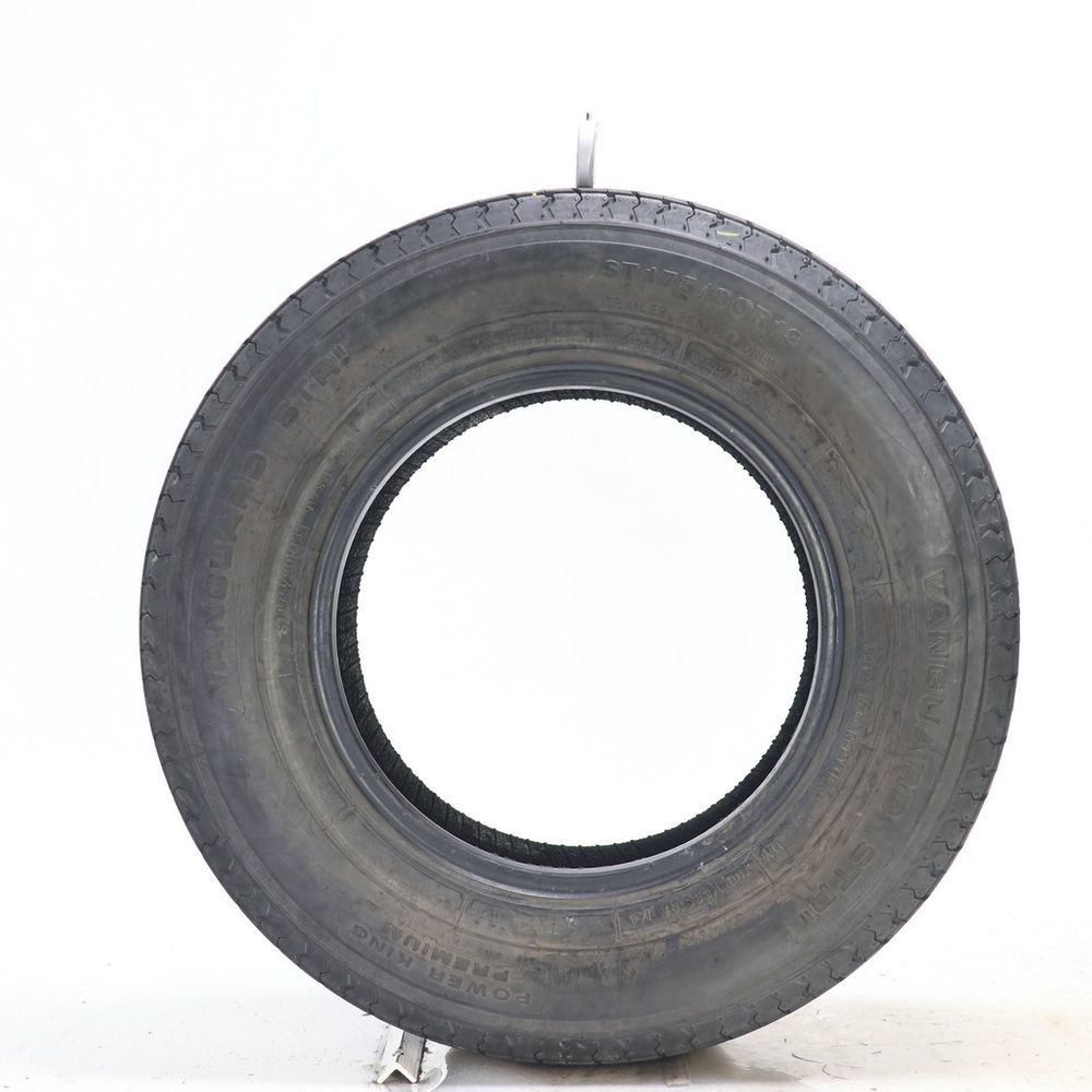 Set of (4) Used ST 175/80R13 Power King Vanguard STR II 91/87L C - 7.5-8/32 - Image 3