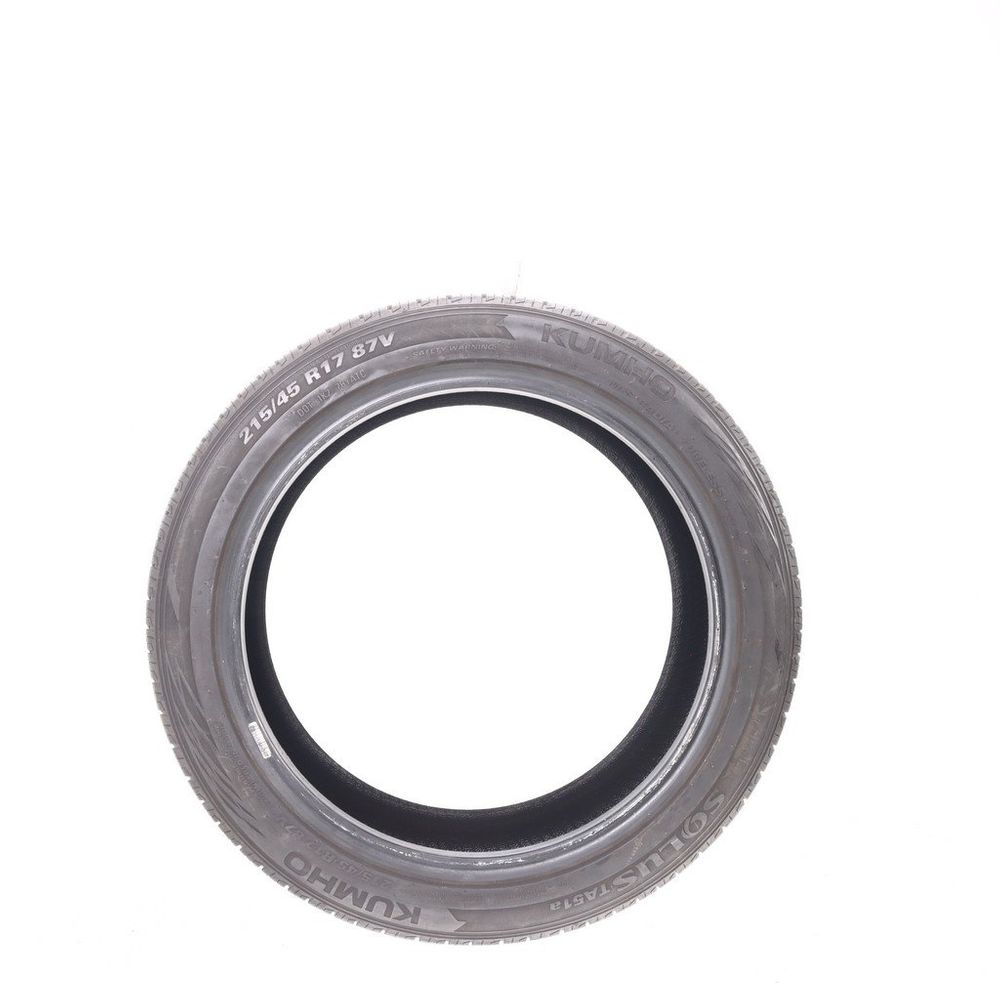 Set of (2) Used 215/45R17 Kumho Solus TA51a 87V - 7.5-8/32 - Image 3