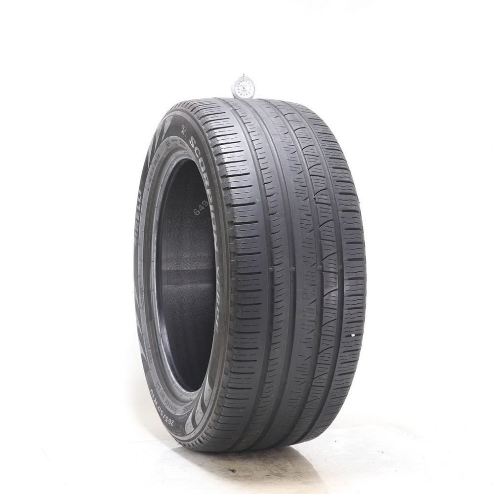 Set of (2) Used 265/50R19 Pirelli Scorpion Verde Plus II 110V - 5/32 - Image 1