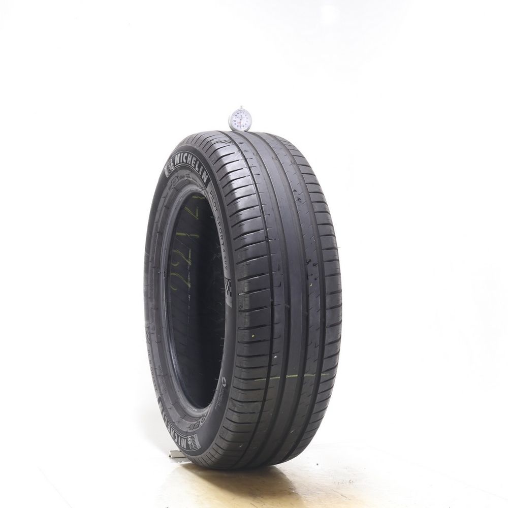 Set of (2) Used 225/60R18 Michelin Pilot Sport 4 SUV 100V - 6-7/32 - Image 4