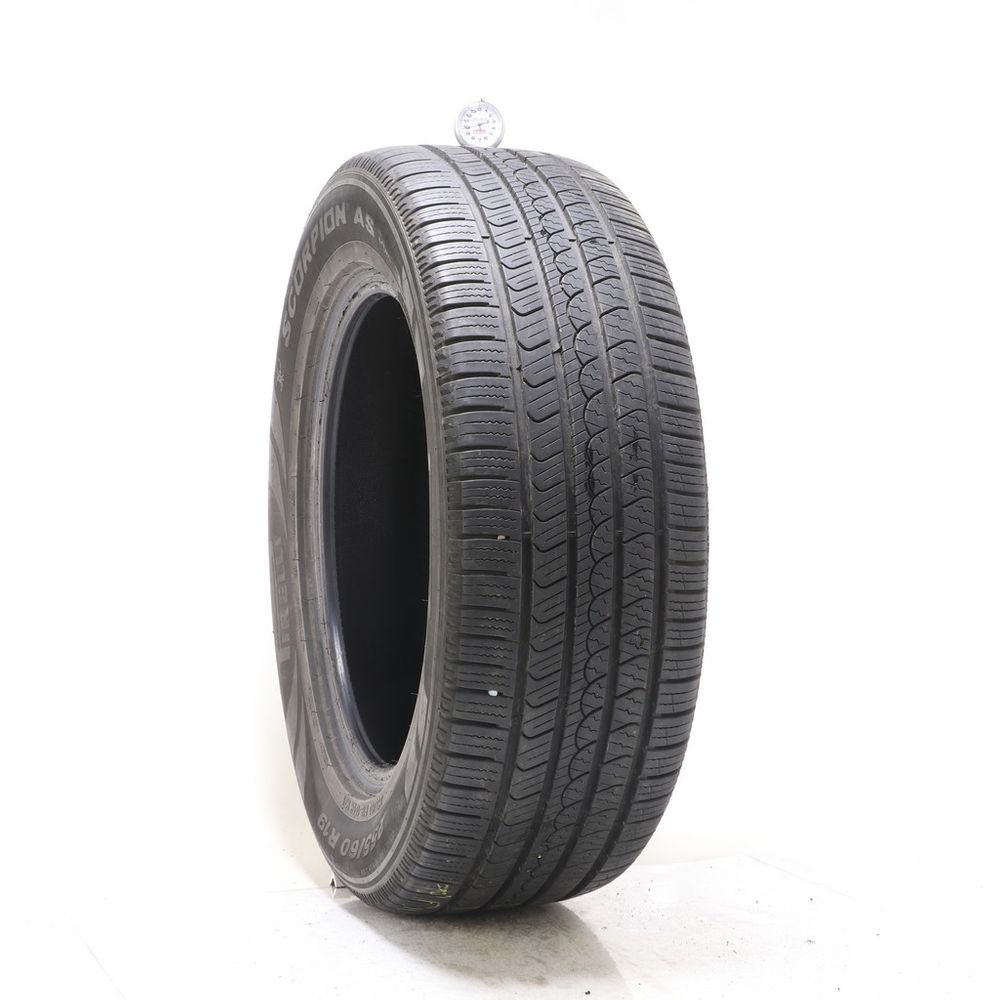 Set of (2) Used 255/60R19 Pirelli Scorpion AS Plus 3 109H - 9-9.5/32 - Image 4