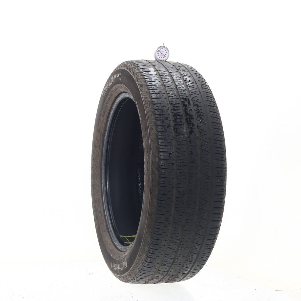 Set of (2) Used 235/55R19 Continental CrossContact LX Sport SSR MOE 101H - 4.5-5/32 - Image 1