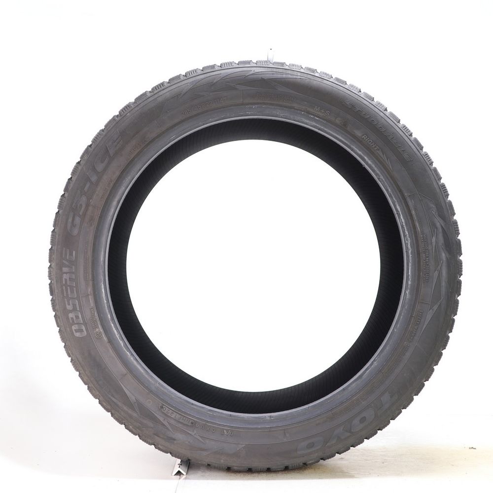 Used 285/45R22 Toyo Observe G3-Ice 114T - 8/32 - Image 3