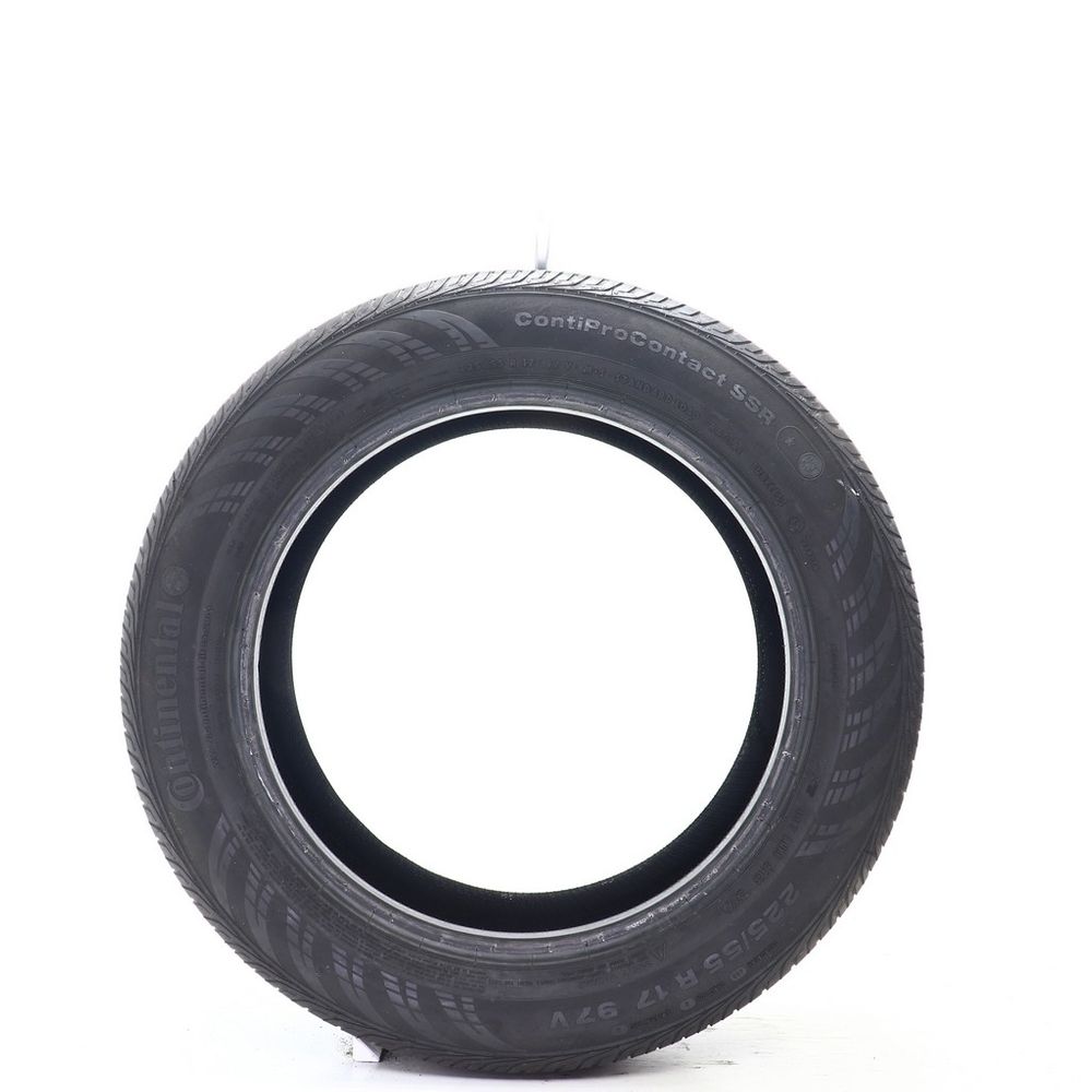 Set of (2) Used 225/55R17 Continental ContiProContact SSR 97V - 6.5/32 - Image 3