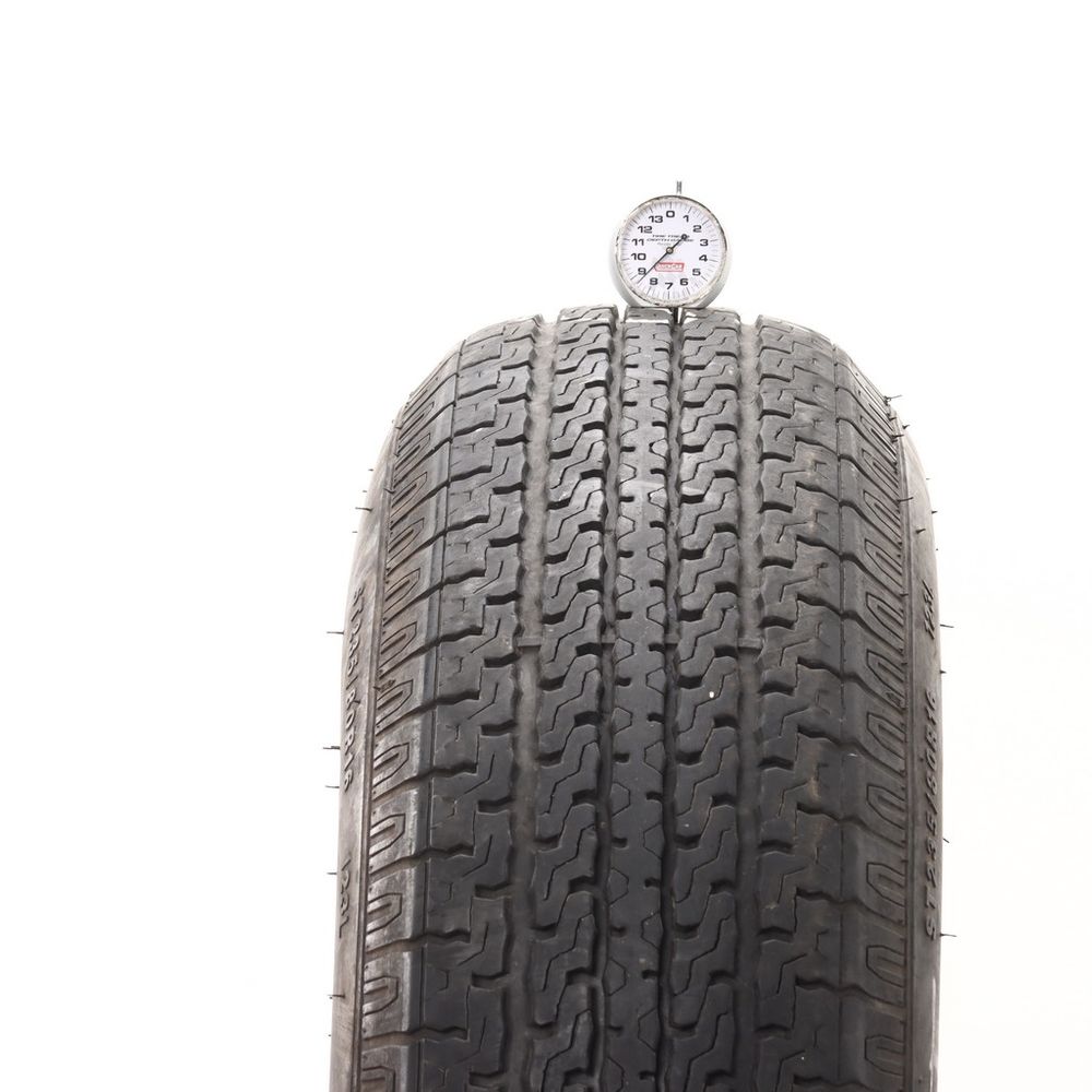 Set of (2) Used ST 235/80R16 Towmaster Trailer Radial 123L E - 8.5/32 - Image 2