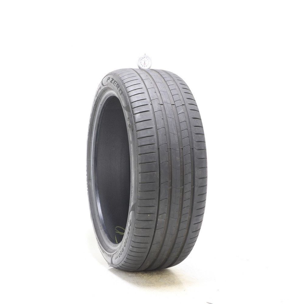 Set of (2) Used 245/40R20 Pirelli P Zero PZ4 Run Flat 99Y - 7/32 - Image 1