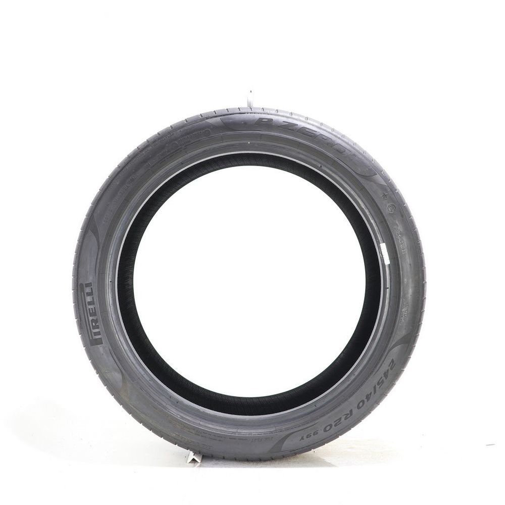 Set of (2) Used 245/40R20 Pirelli P Zero PZ4 Run Flat 99Y - 7/32 - Image 3