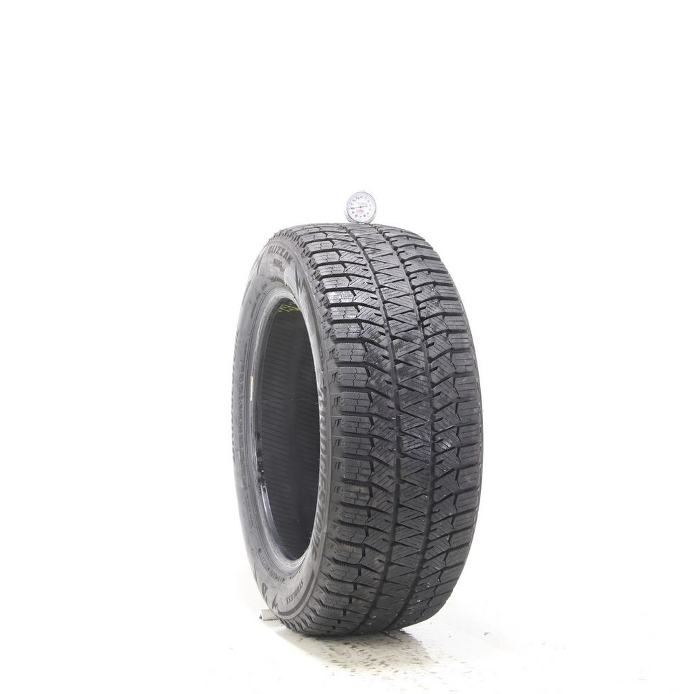 Set of (2) Used 215/55R16 Bridgestone Blizzak WS90 Studless 97H - 10-10.5/32 - Image 1