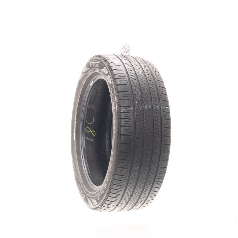 Set of (2) Used 235/55R19 Pirelli Scorpion AS Plus 3 105V - 4-5/32 - Image 1