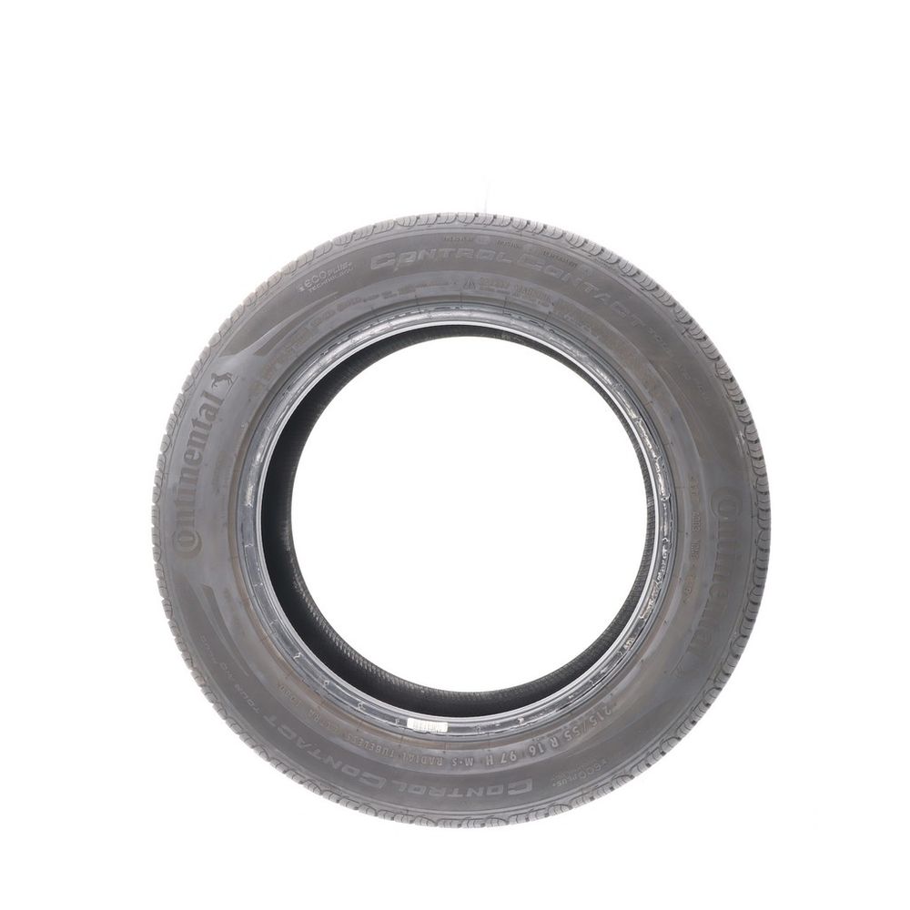 Set of (4) Used 215/55R16 Continental ControlContact Tour A/S Plus 97H - 7.5-9/32 - Image 3