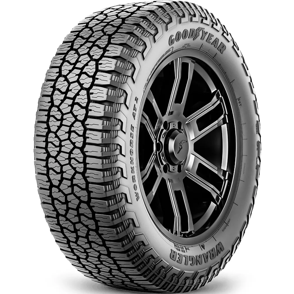 Set of (2) New 245/75R17 Goodyear Wrangler Workhorse AT2 112T - Image 1