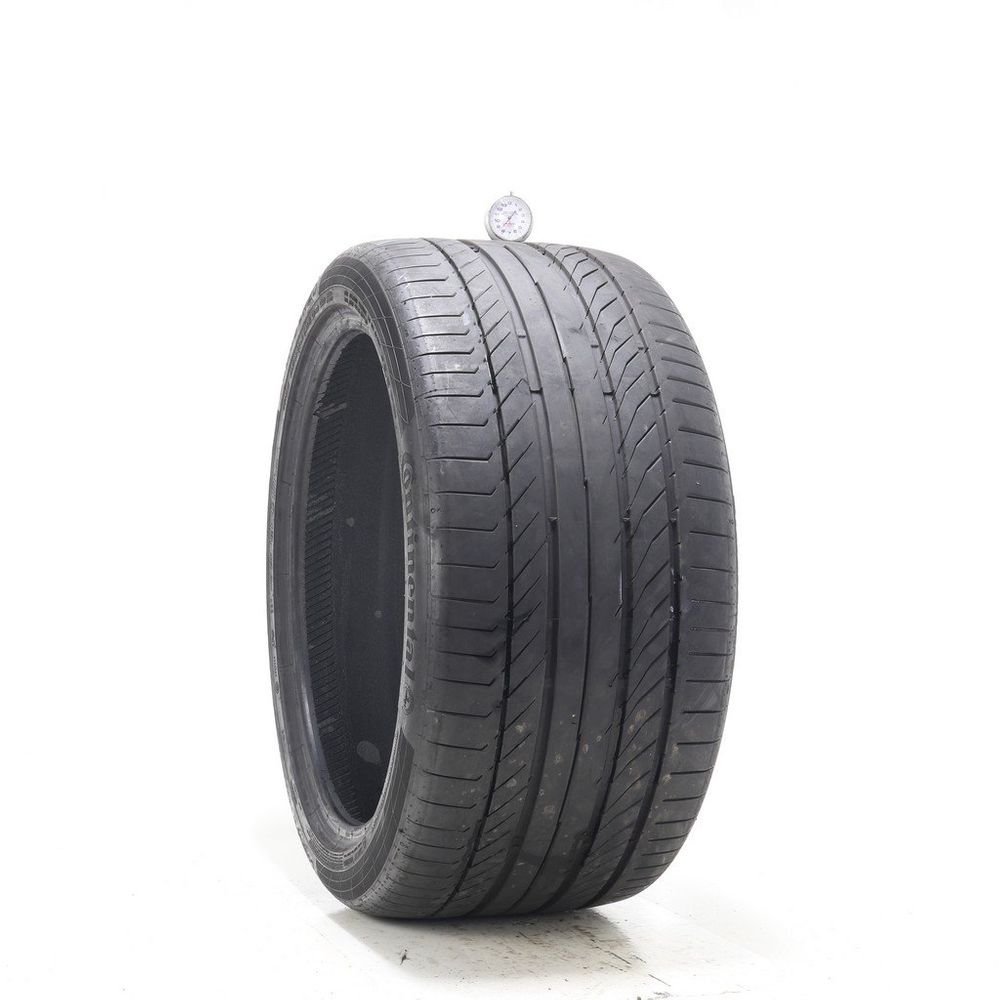 Set of (2) Used 295/35ZR20 Continental ContiSportContact 5P NO 105Y - 8.5/32 - Image 1