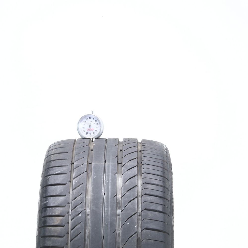 Set of (2) Used 245/35R19 Continental ContiSportContact 5 SSR MOE 93Y - 7.5-8/32 - Image 5