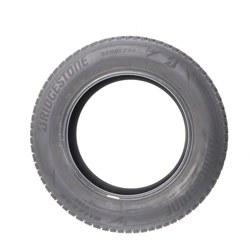 Set of (2) Used 225/65R17 Bridgestone Blizzak WS90 Studless 102H - 8.5-9.5/32 - Image 3