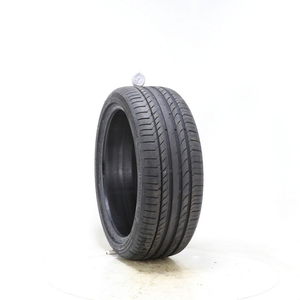 Used 225/40R19 Continental ContiSportContact 5 SSR MOE 93Y - 8.5/32 - Image 1