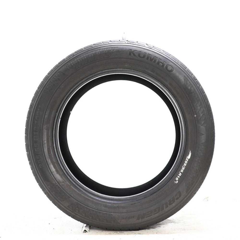 Set of (2) Used 255/55R18 Kumho Crugen HP71 109V - 8/32 - Image 3