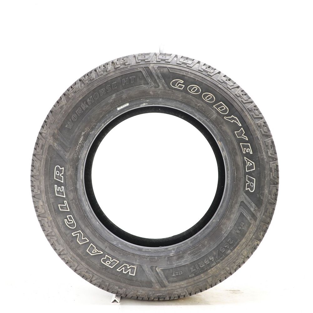 Set of (2) Used 265/65R17 Goodyear Wrangler Workhorse HT 112T - 11-12/32 - Image 3