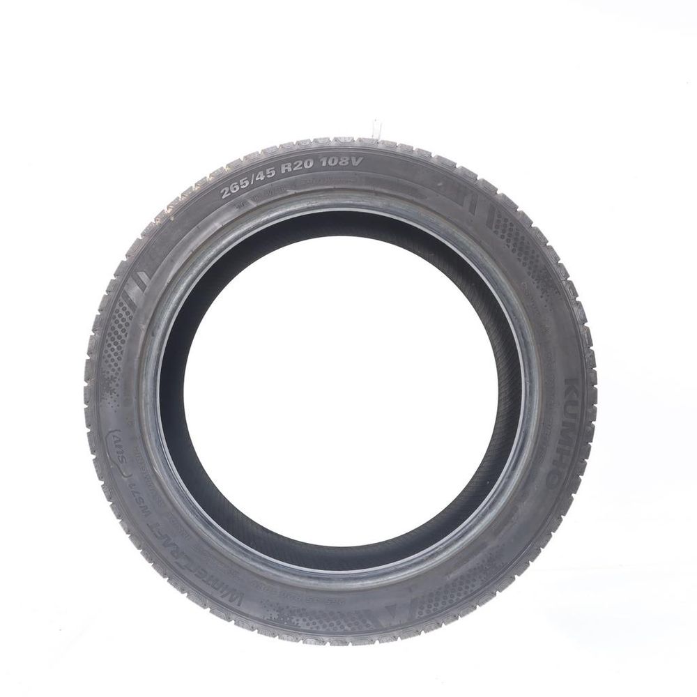 Set of (2) Used 265/45R20 Kumho WinterCraft WS71 SUV Asymmetric 108V - 8.5/32 - Image 3