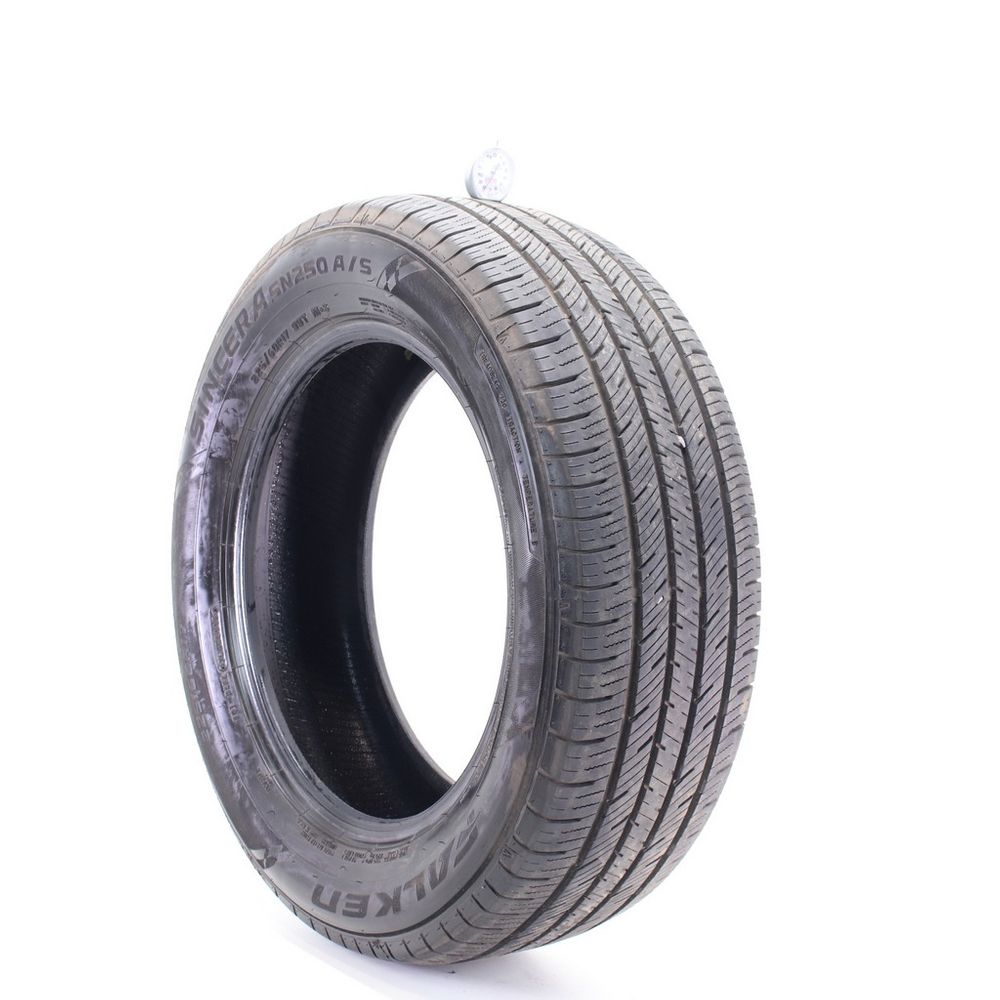 Set of (2) Used 225/60R17 Falken Sincera SN250 A/S 99T - 6.5-7.5/32 - Image 4