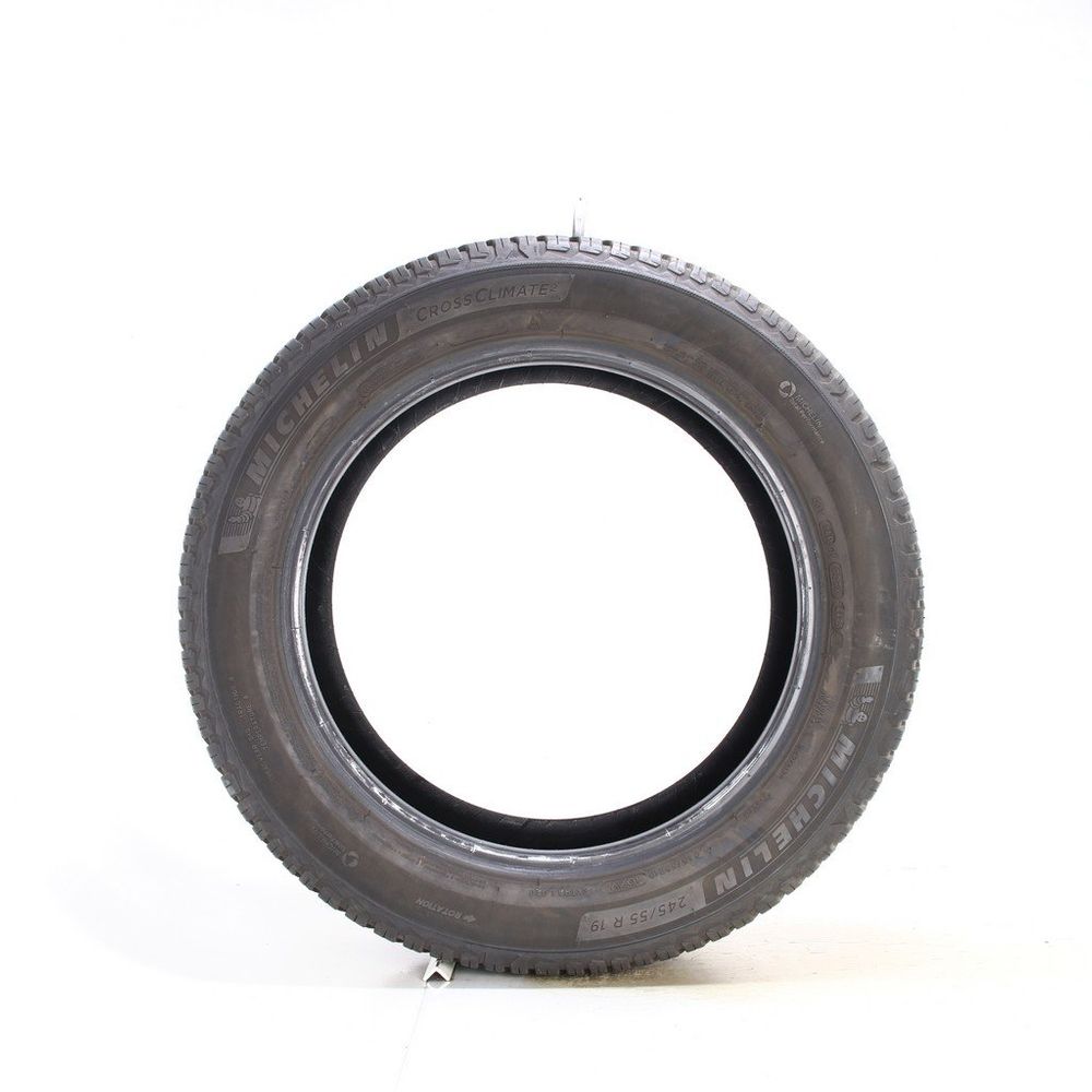 Set of (2) Used 245/55R19 Michelin CrossClimate 2 107V - 9-9.5/32 - Image 3