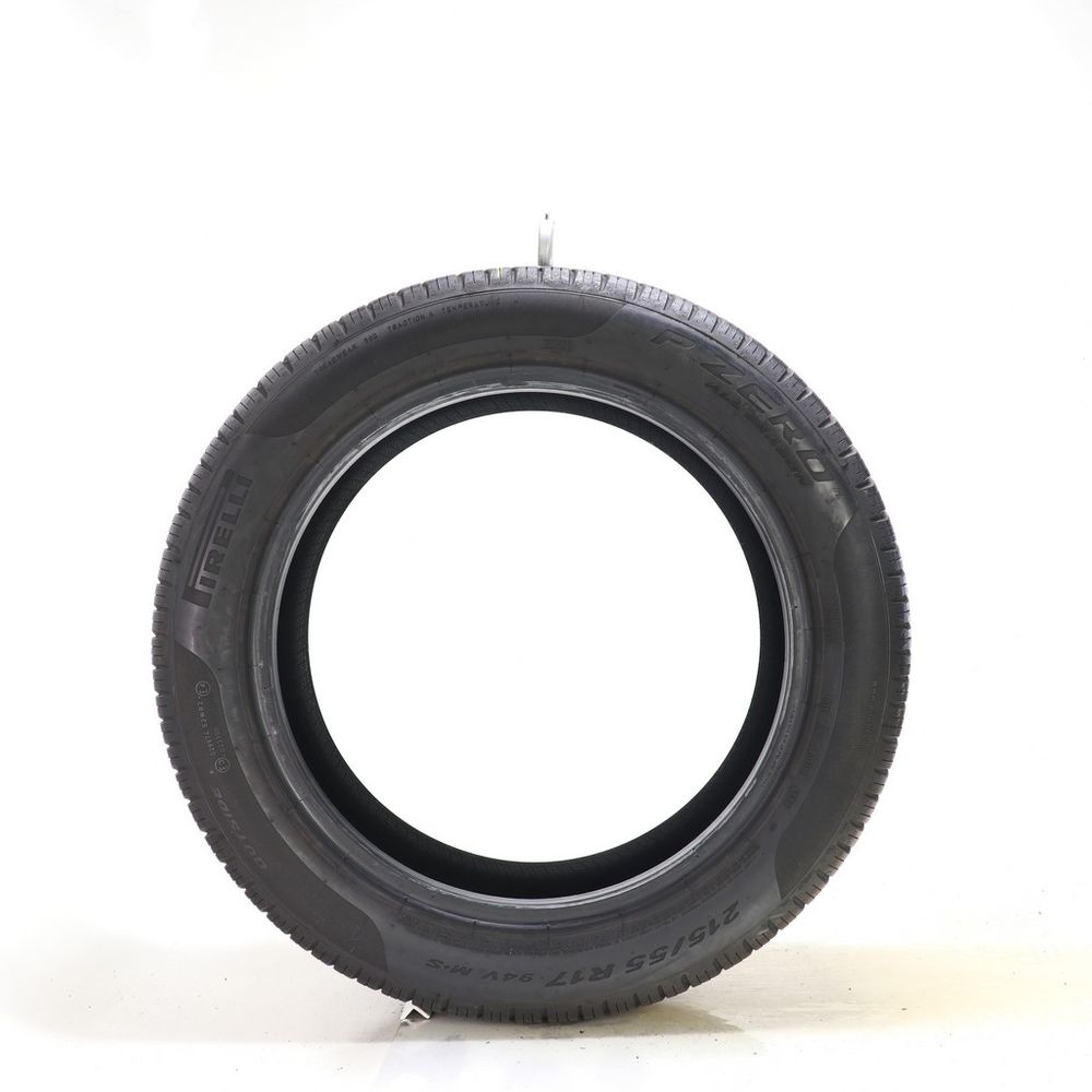 Set of (2) Used 215/55R17 Pirelli P Zero 94V - 6.5/32 - Image 3