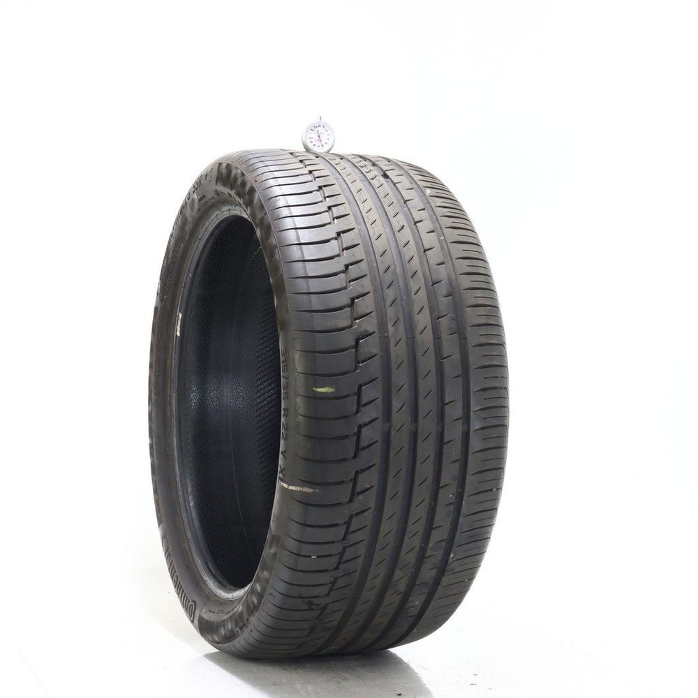 Set of (4) Used 315/35R22 Continental PremiumContact 6 SSR 111Y - 6-7/32 - Image 1