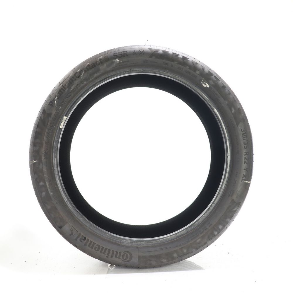 Set of (4) Used 315/35R22 Continental PremiumContact 6 SSR 111Y - 6-7/32 - Image 3