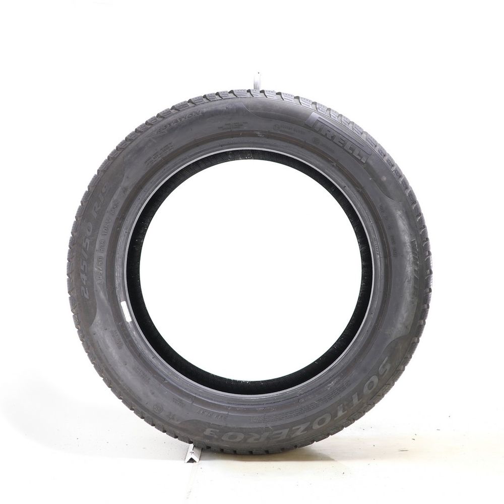 Set of (2) Used 245/50R19 Pirelli Winter Sottozero 3 Run Flat 105V - 8.5-9/32 - Image 6
