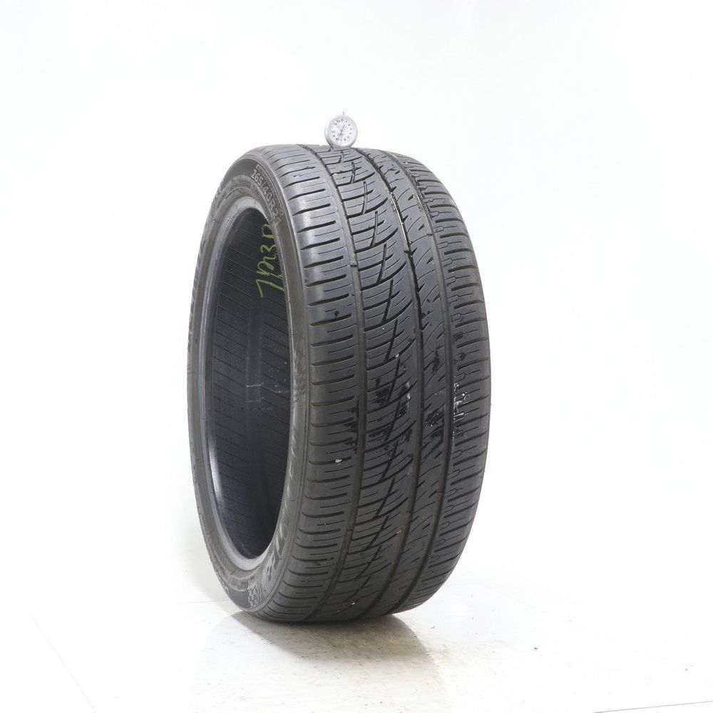 Set of (2) Used 265/40ZR21 Delinte Desert Storm II DS8 105Y - 7.5-8/32 - Image 1