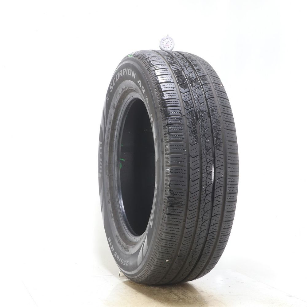 Set of (2) Used 255/65R18 Pirelli Scorpion AS Plus 3 111T - 7.5-8.5/32 - Image 4
