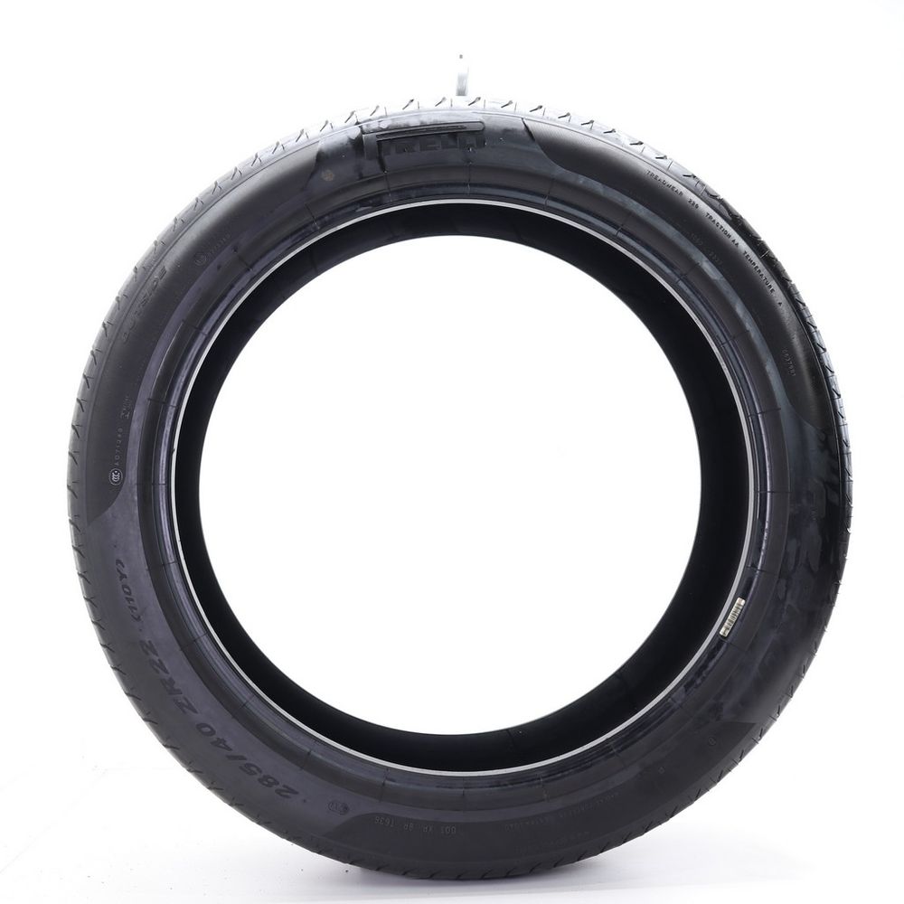 Set of (2) Used 285/40ZR22 Pirelli P Zero B 110Y - 7-7.5/32 - Image 3